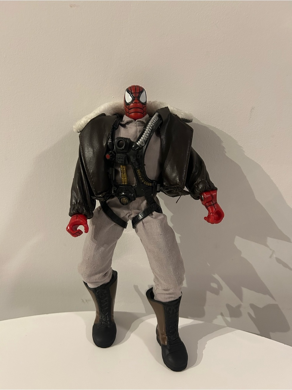 Vintage 2001 Marvel Spider-Man Action Figure with Flight Gear Outfit